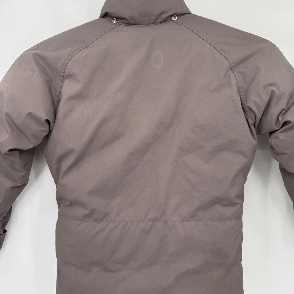 The North Face Puffer Jacket Mens S Brown Vintage No Hood Goose Down USA Made